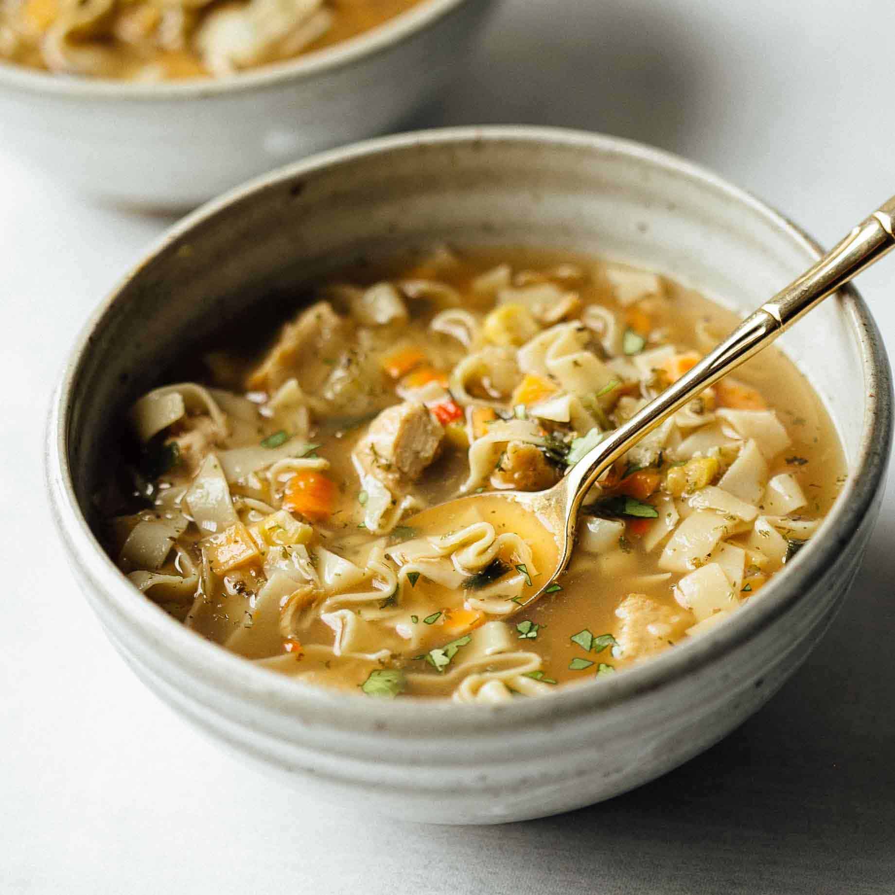 The Best Chicken Noodle Soup - The Suburban Soapbox