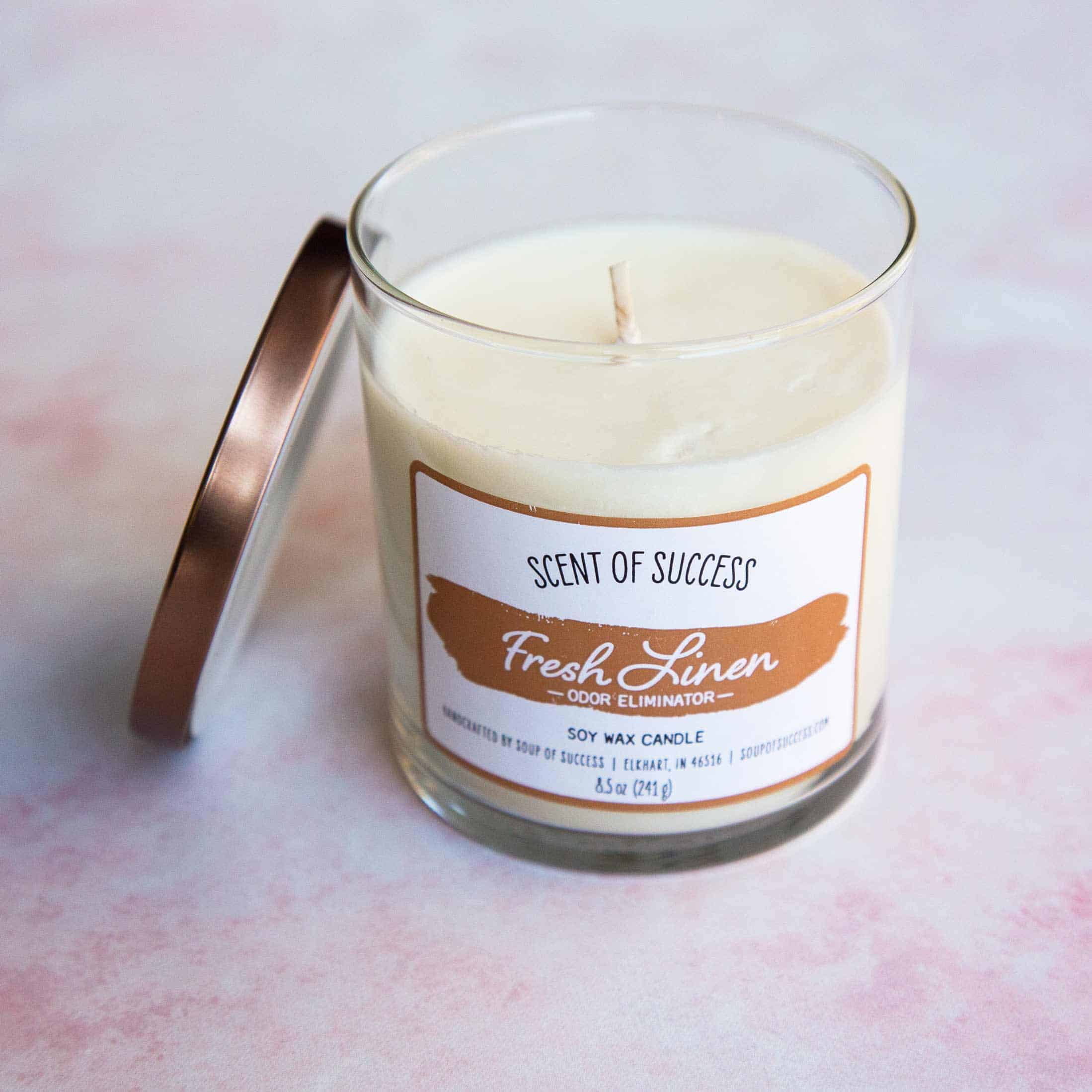 Fresh Linen | Scented Soy Candle