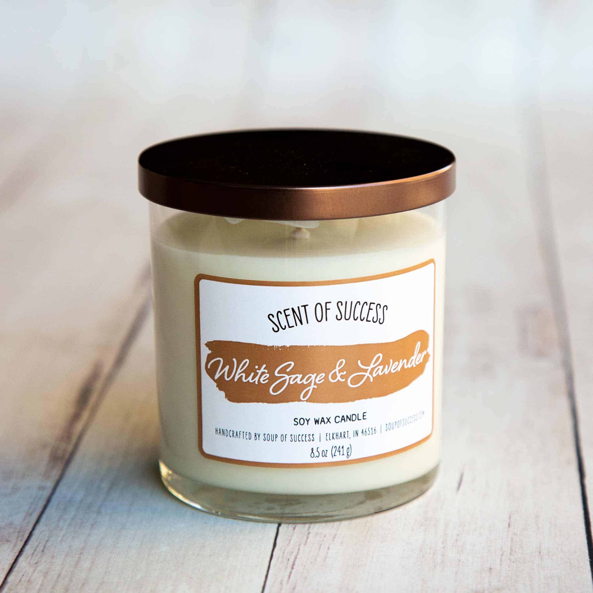 Lavender Soy Wax Blend Scented Candles